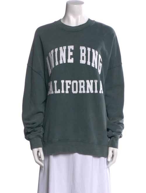 Secular Graphic Print Crew Neck Sweatshirt