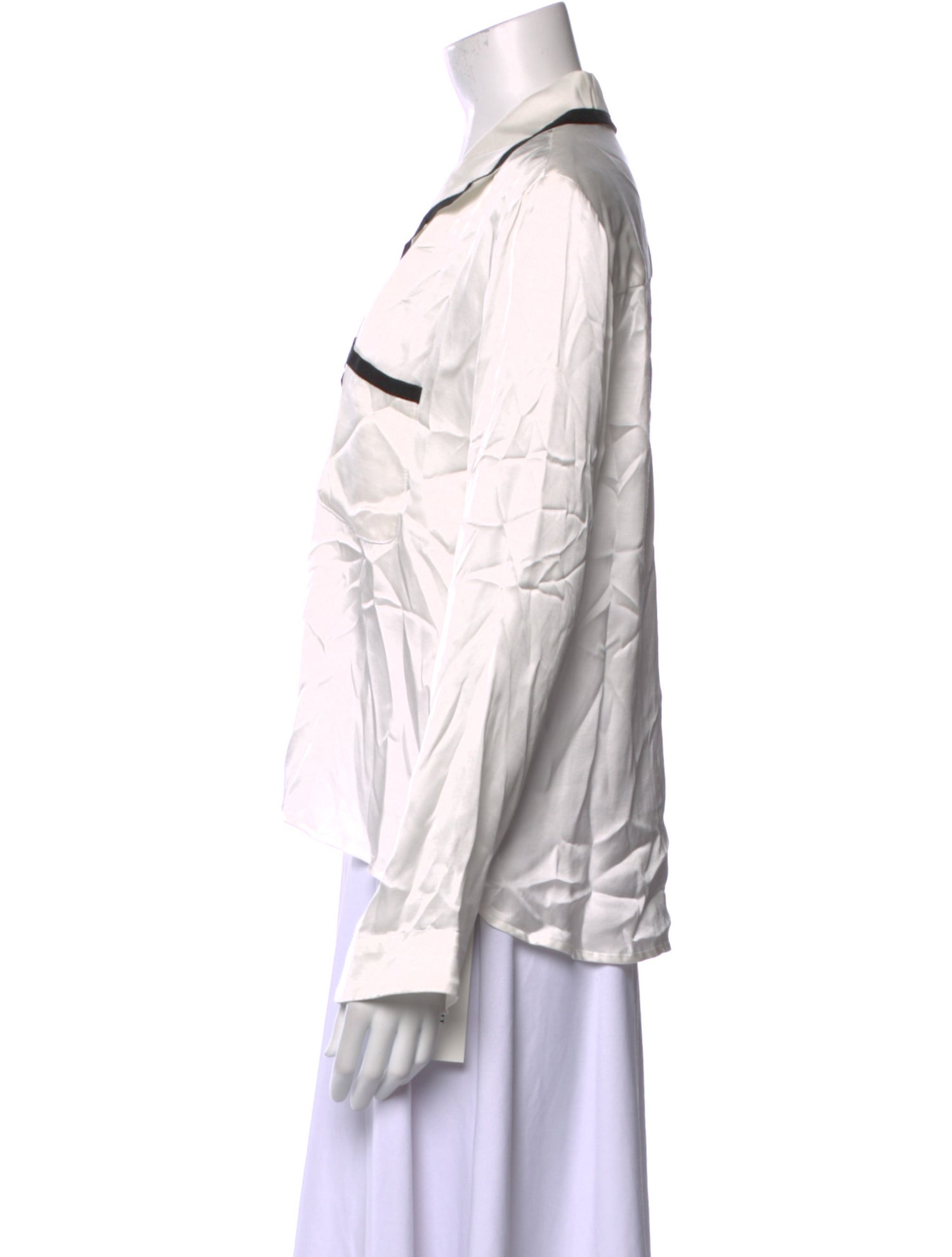 Secular Long Sleeve Button-Up Top