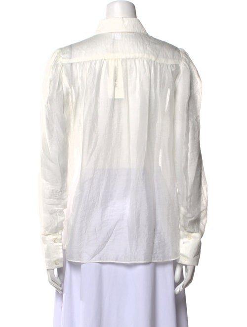 Secular Long Sleeve Button-Up Top