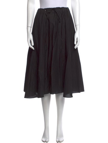 Pre-owned Secular Midi Length Skirt In Black