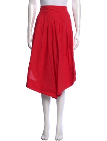 Pre-owned Secular Wide Leg Pants In Red