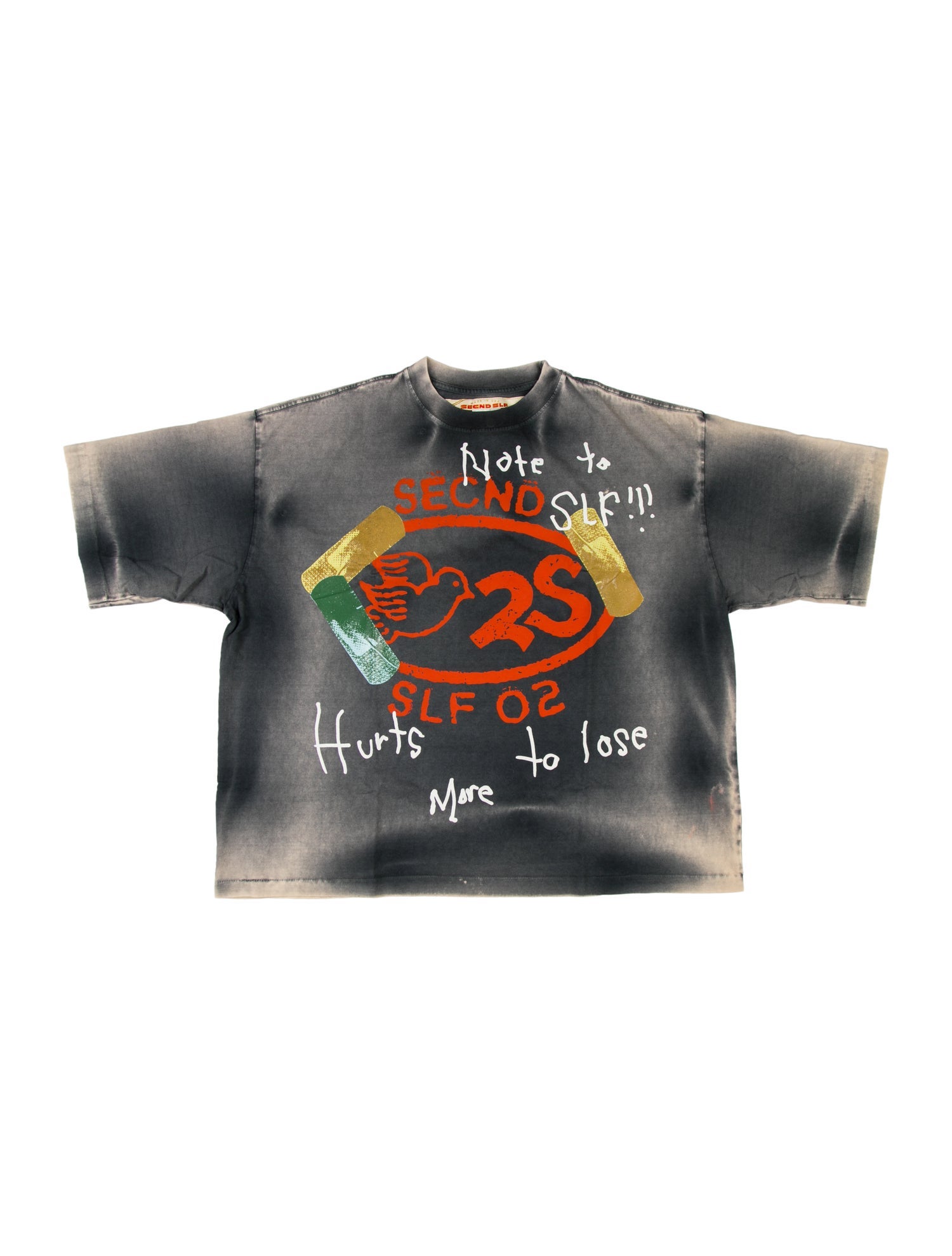 Secnd SLF Graphic Print Crew Neck T-Shirt