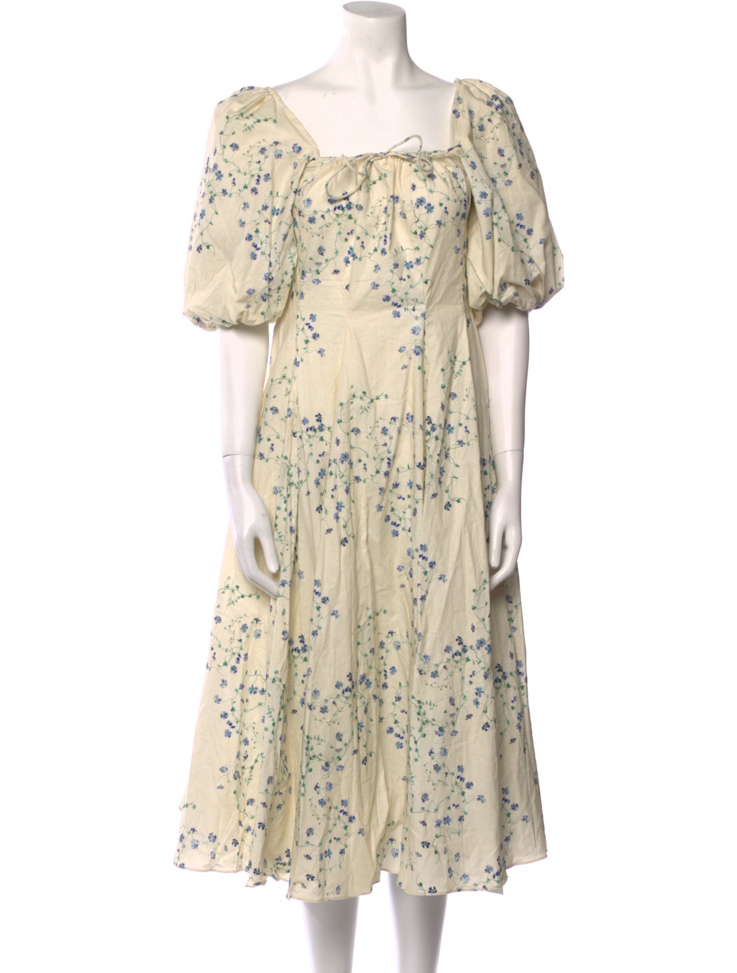 Selkie Floral Print Long Dress w/ Tags