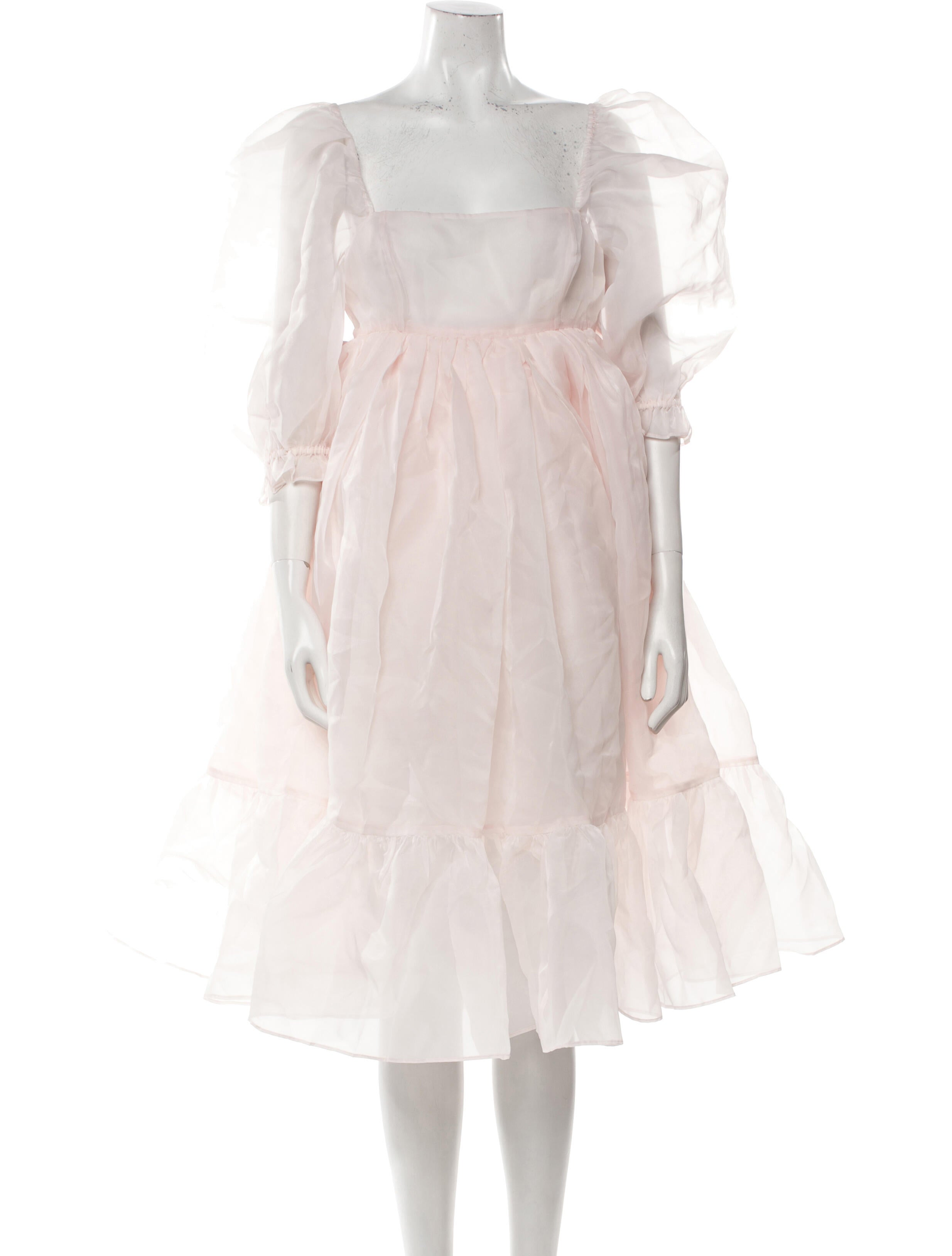 Selkie Square Neckline Midi Length Dress w/ Tags