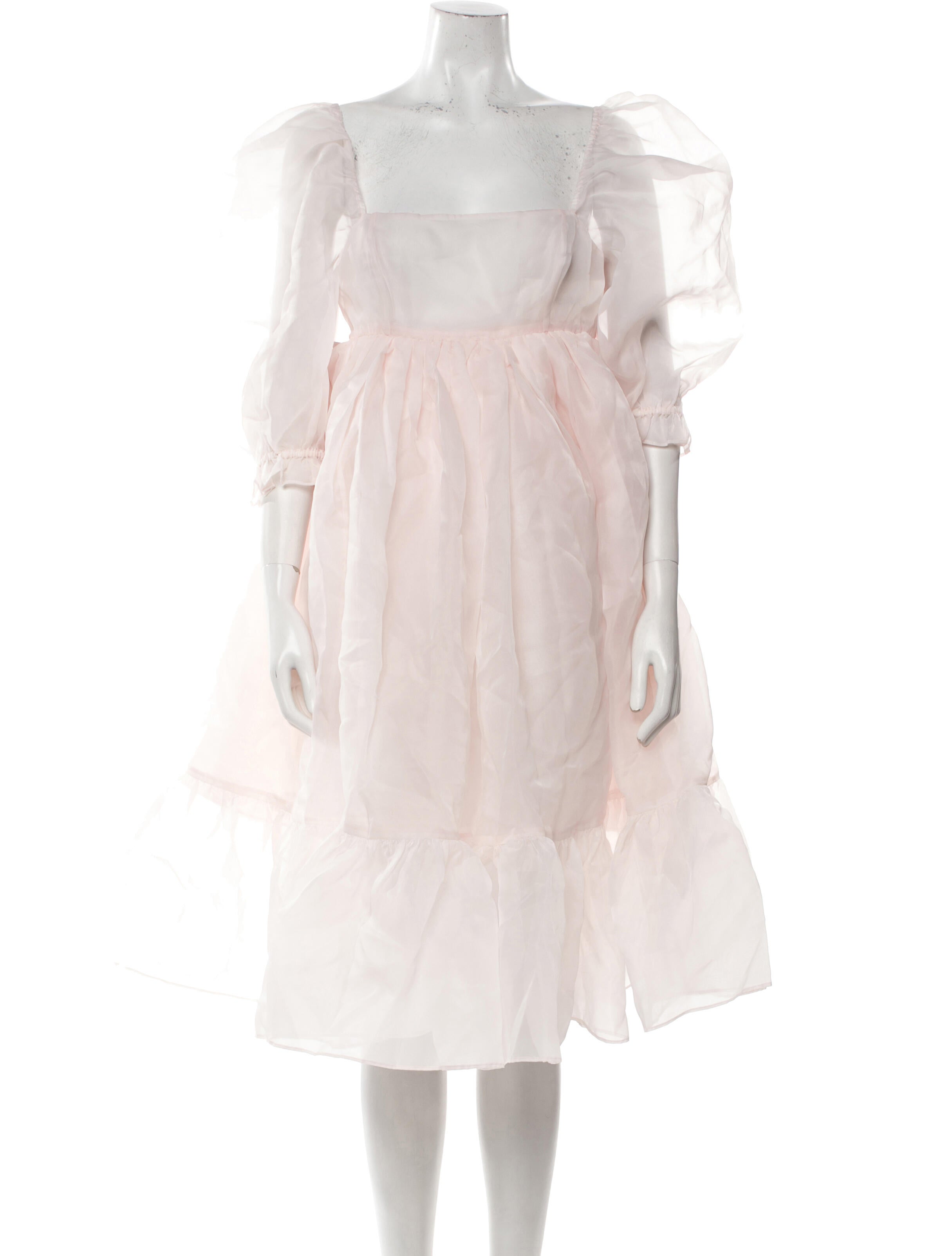 Selkie Square Neckline Midi Length Dress w/ Tags