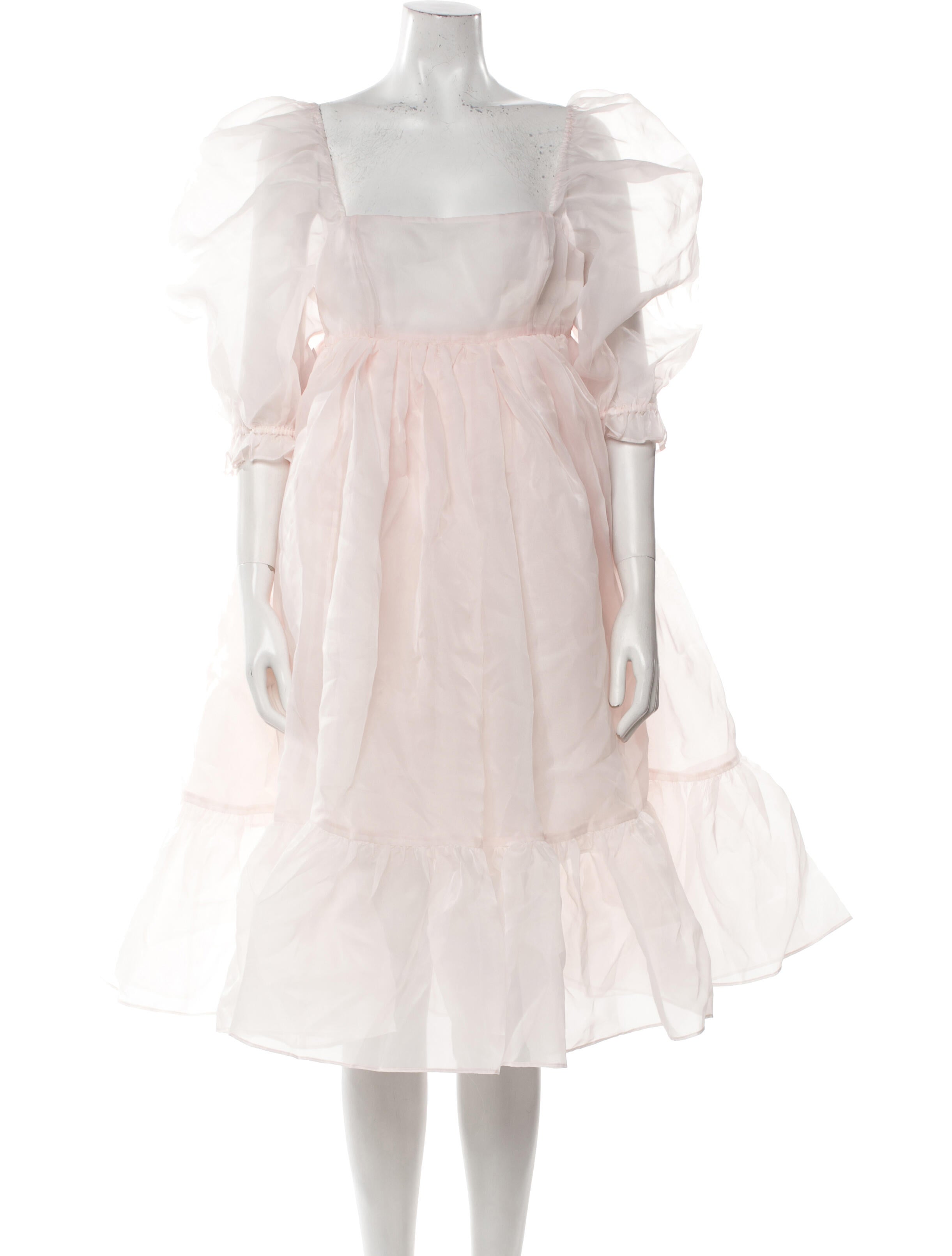 Selkie Square Neckline Midi Length Dress w/ Tags