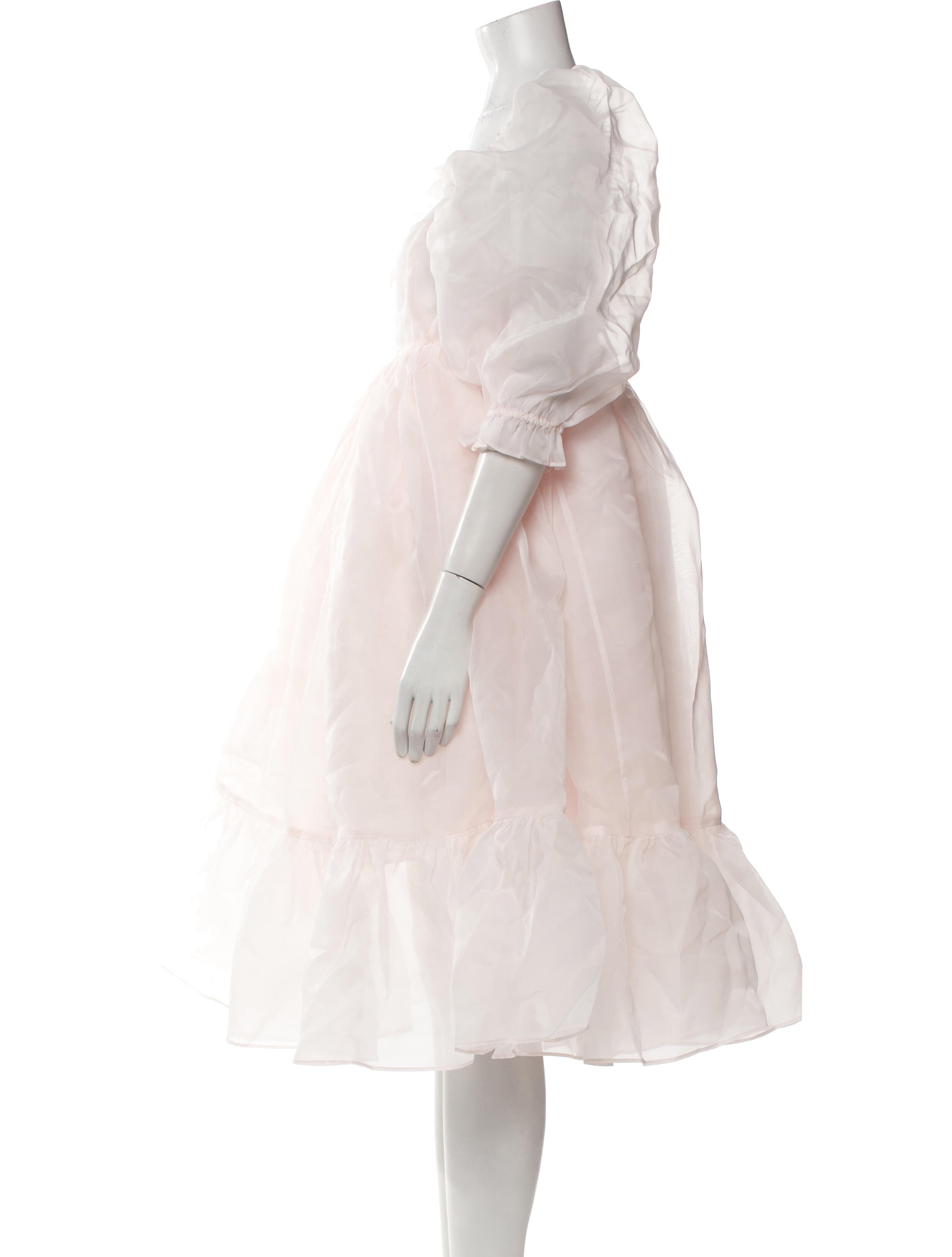 Selkie Square Neckline Midi Length Dress w/ Tags