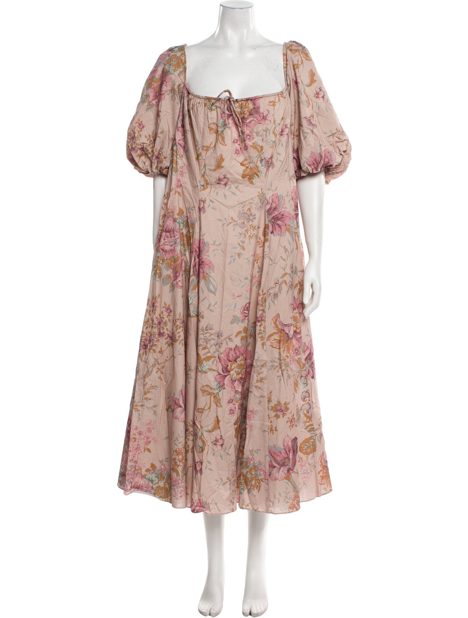 Selkie Floral Print Midi Length Dress w/ Tags