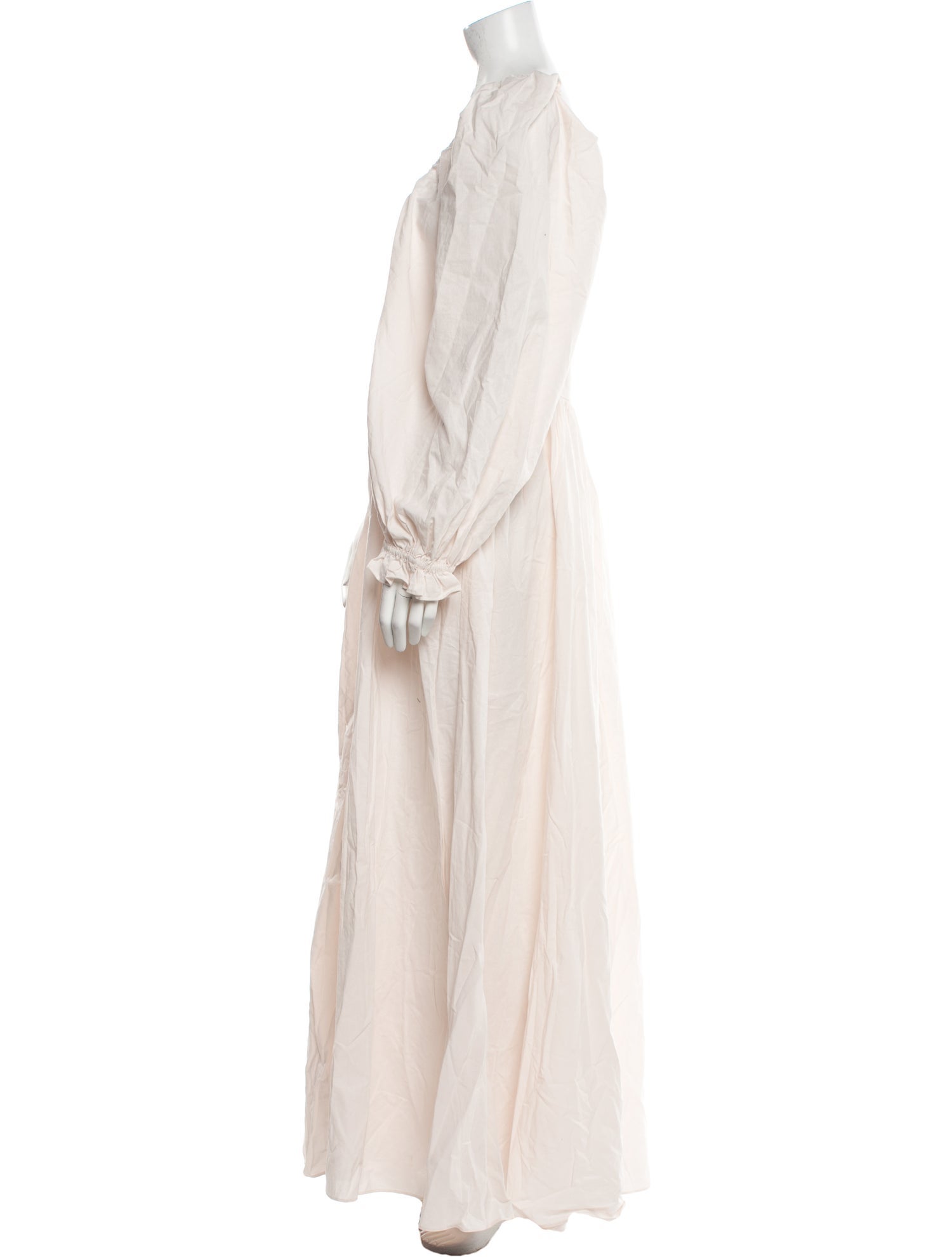 Selkie Square Neckline Long Dress