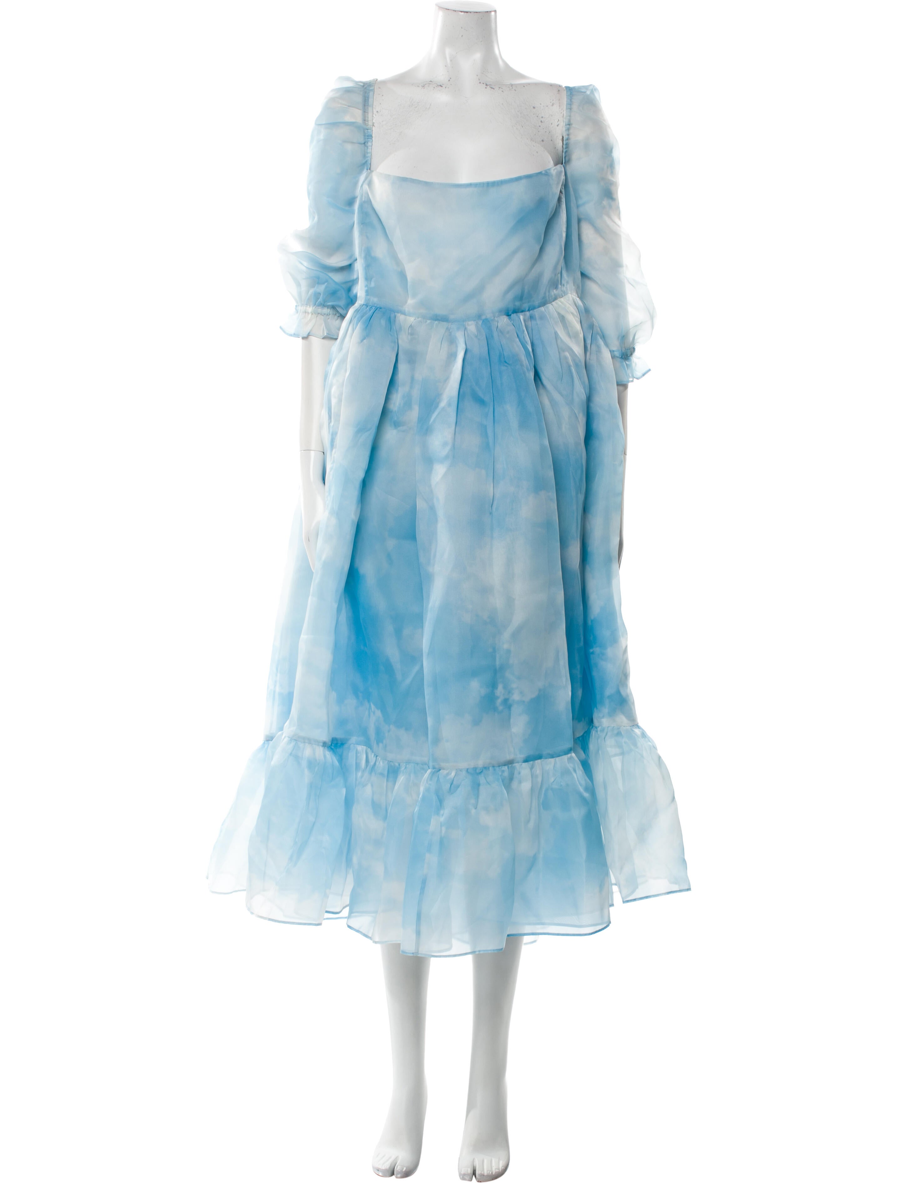 Selkie Square Neckline Knee-Length Dress w/ Tags