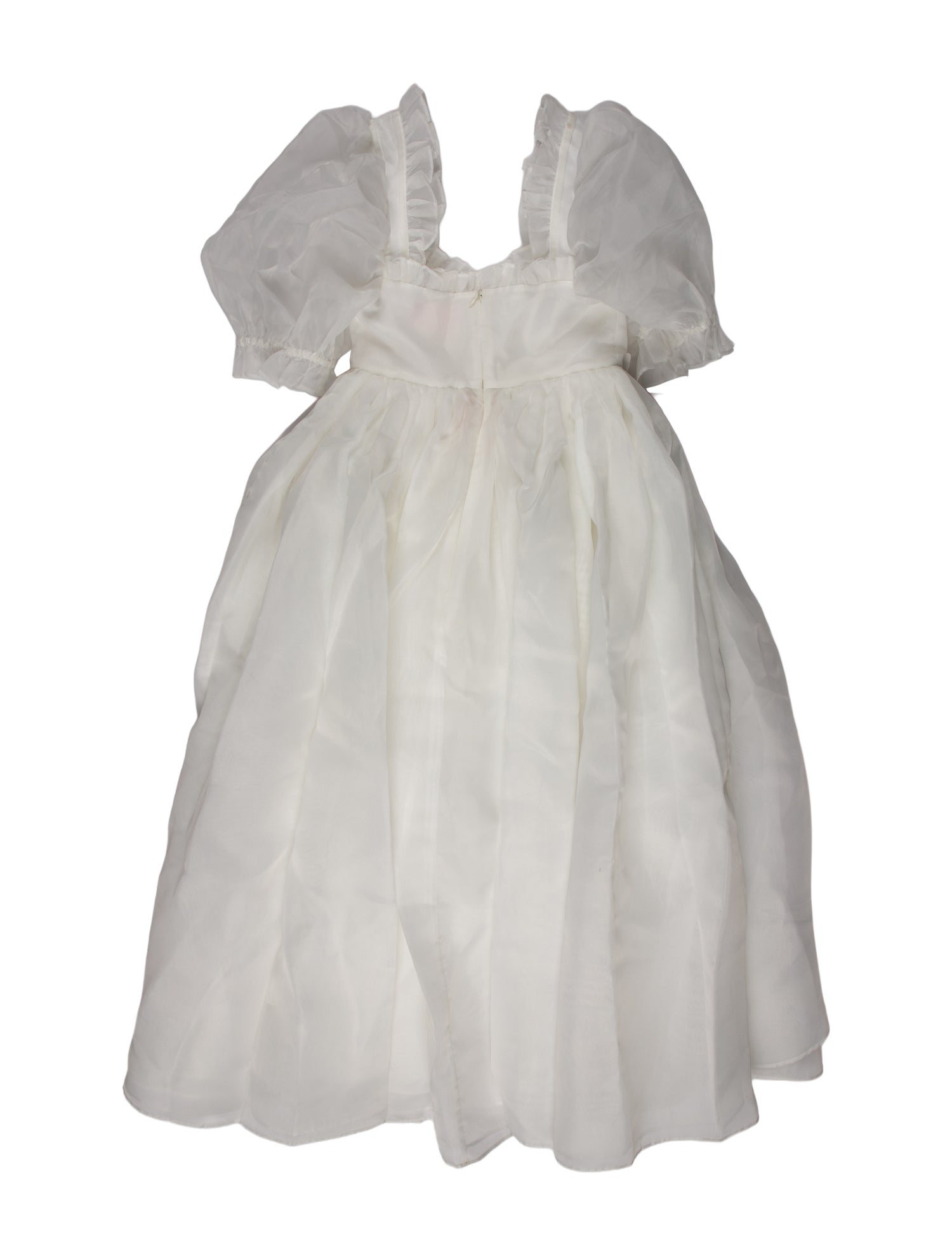 Selkie Square Neckline Midi Length Dress