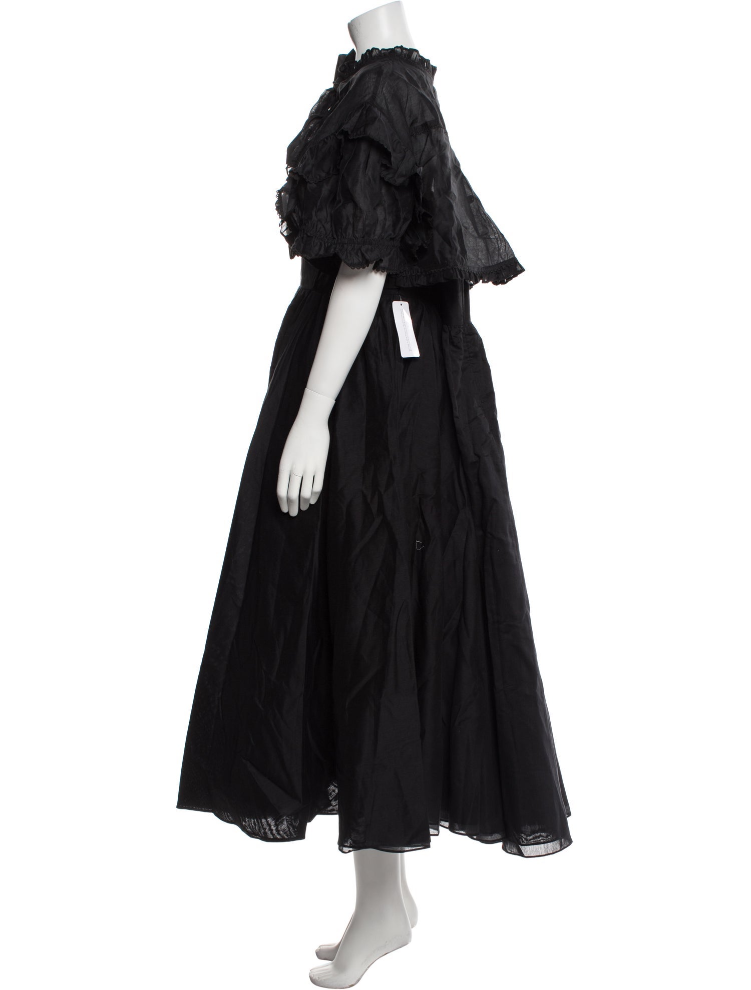 Selkie Mock Neck Midi Length Dress