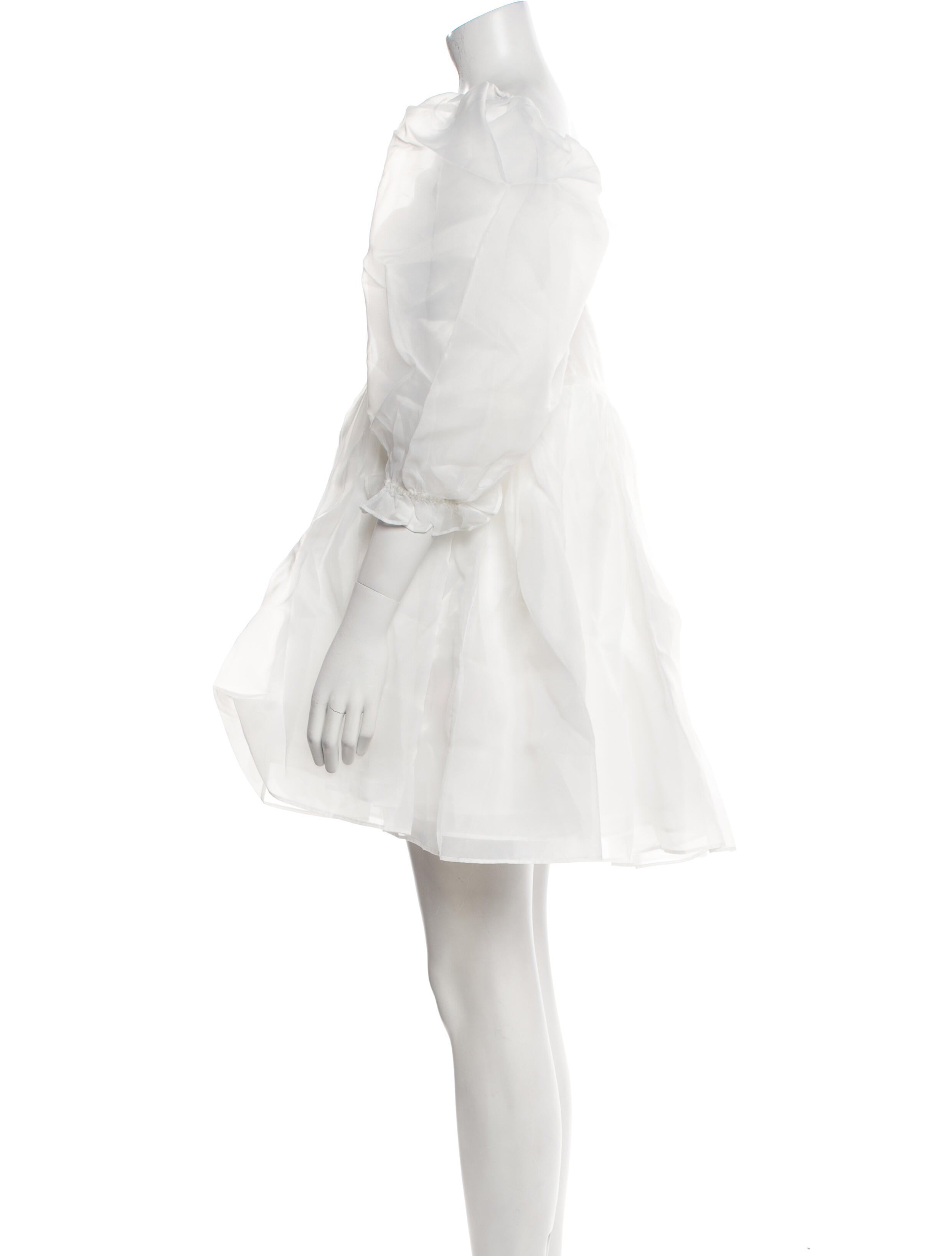 Selkie Square Neckline Mini Dress