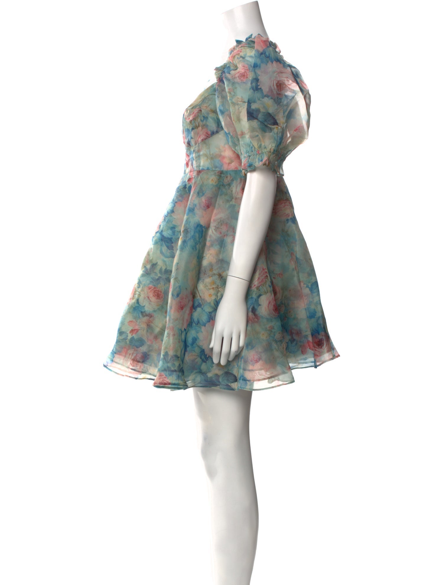 Selkie Floral Print Mini Dress w/ Tags