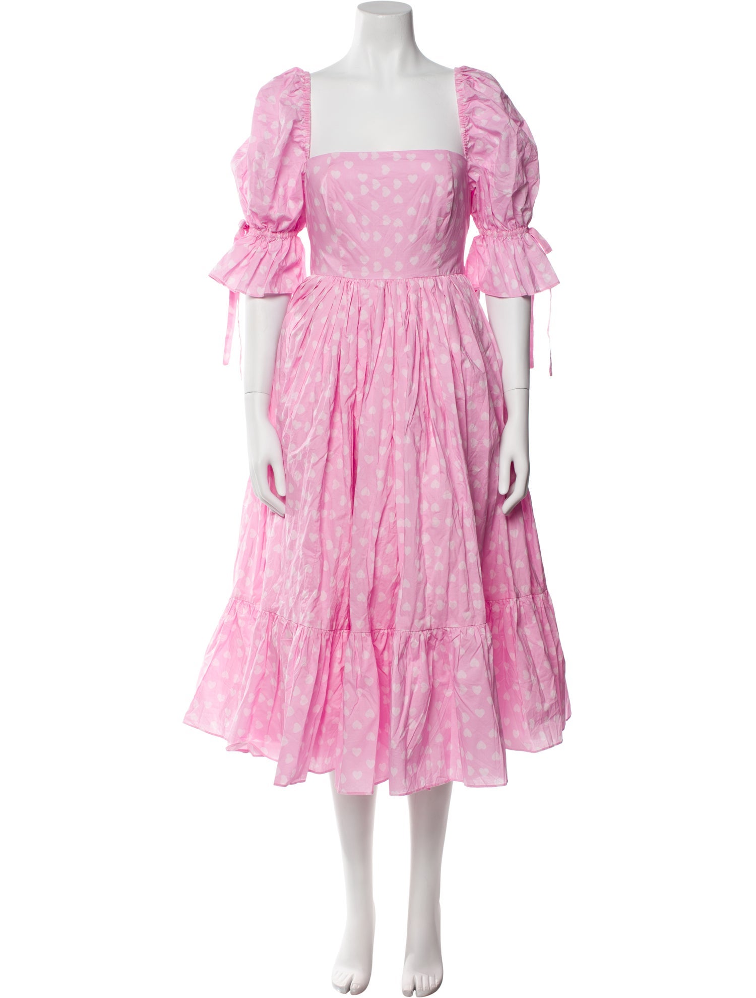 Selkie Printed Midi Length Dress w/ Tags