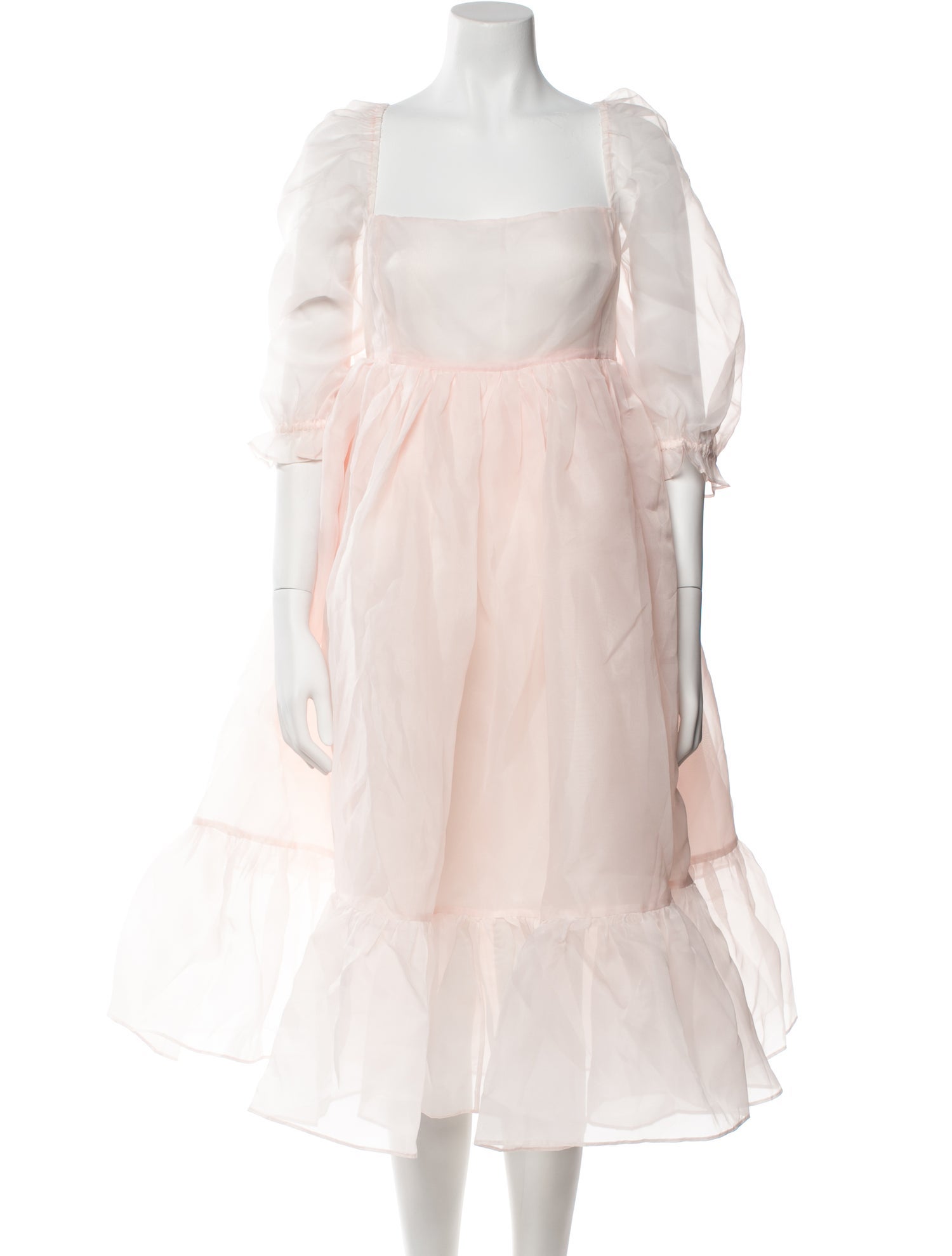 Selkie Square Neckline Midi Length Dress w/ Tags