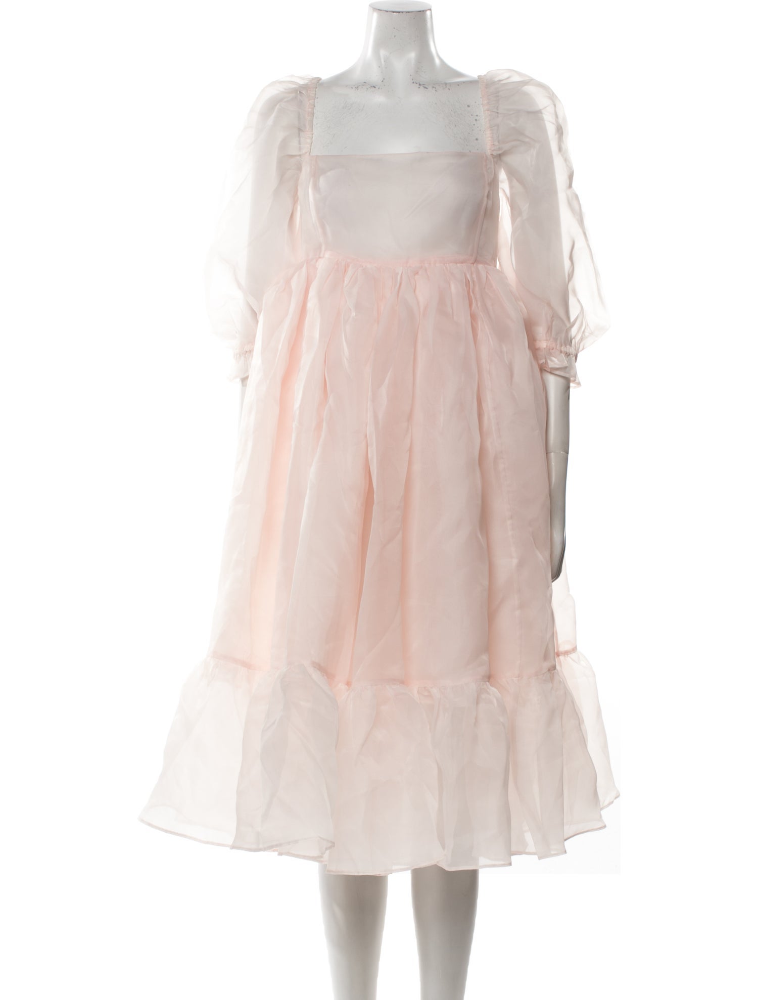 Selkie Square Neckline Midi Length Dress w/ Tags