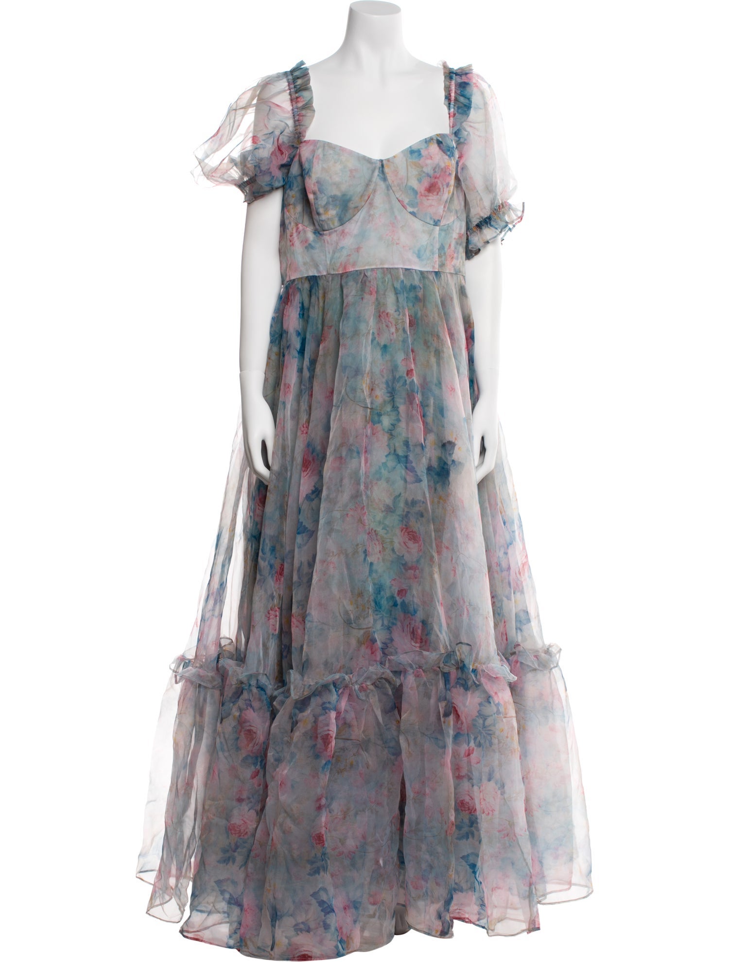 Selkie Floral Print Long Dress