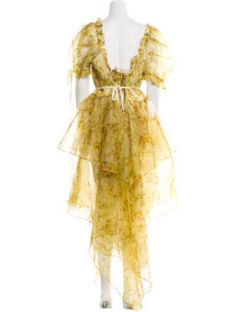 Selkie Floral Print Long Dress