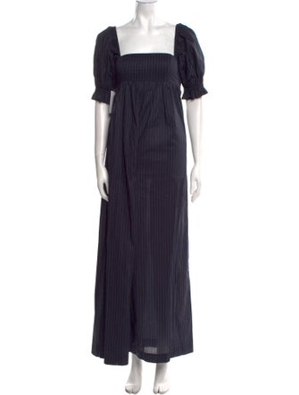 Selkie Striped Square Neckline Jumpsuit