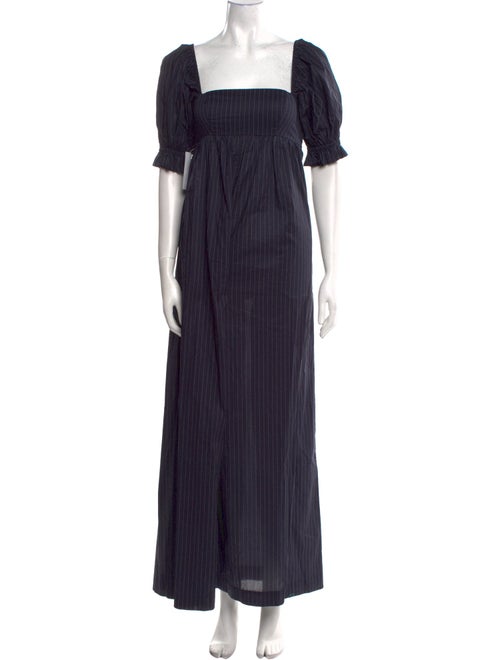 Selkie Striped Square Neckline Jumpsuit