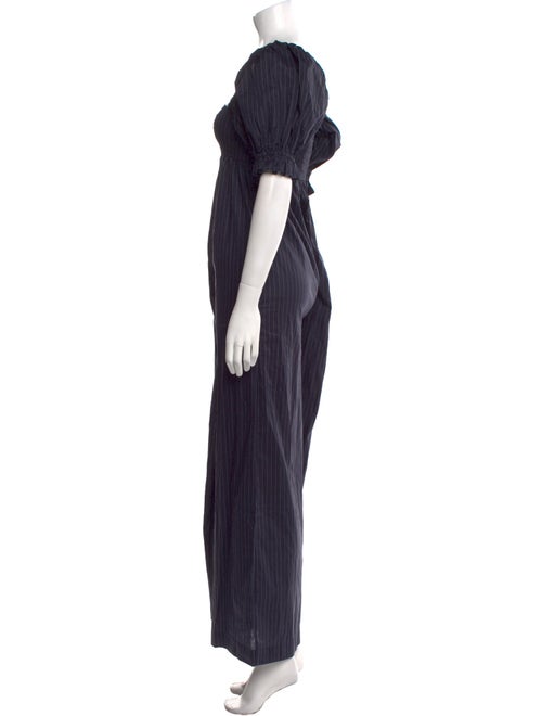 Selkie Striped Square Neckline Jumpsuit