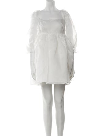 Selkie Square Neckline Mini Dress