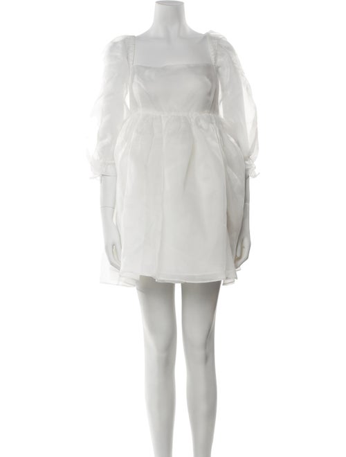 Selkie Square Neckline Mini Dress