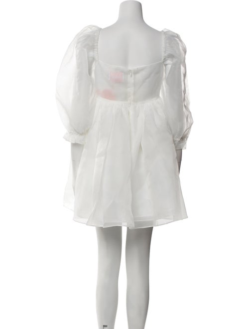 Selkie Square Neckline Mini Dress