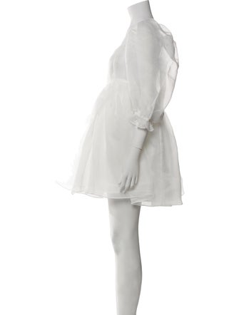 Selkie Square Neckline Knee-Length Dress