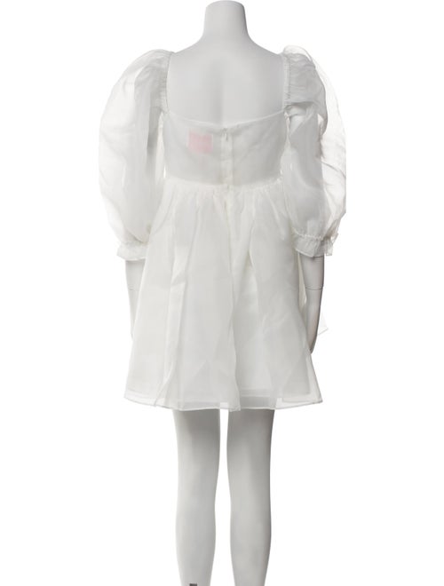 Selkie Square Neckline Knee-Length Dress