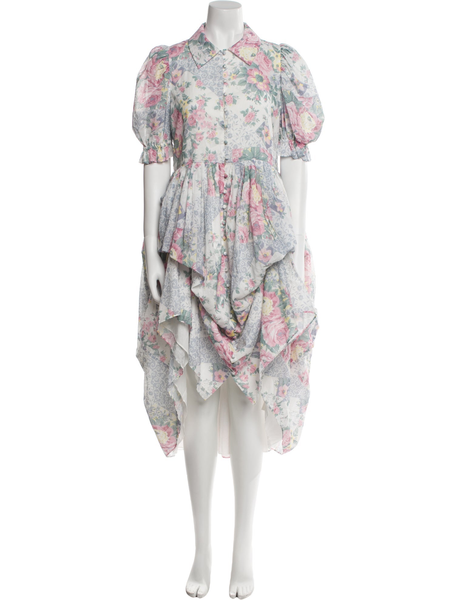 Selkie Floral Print Long Dress