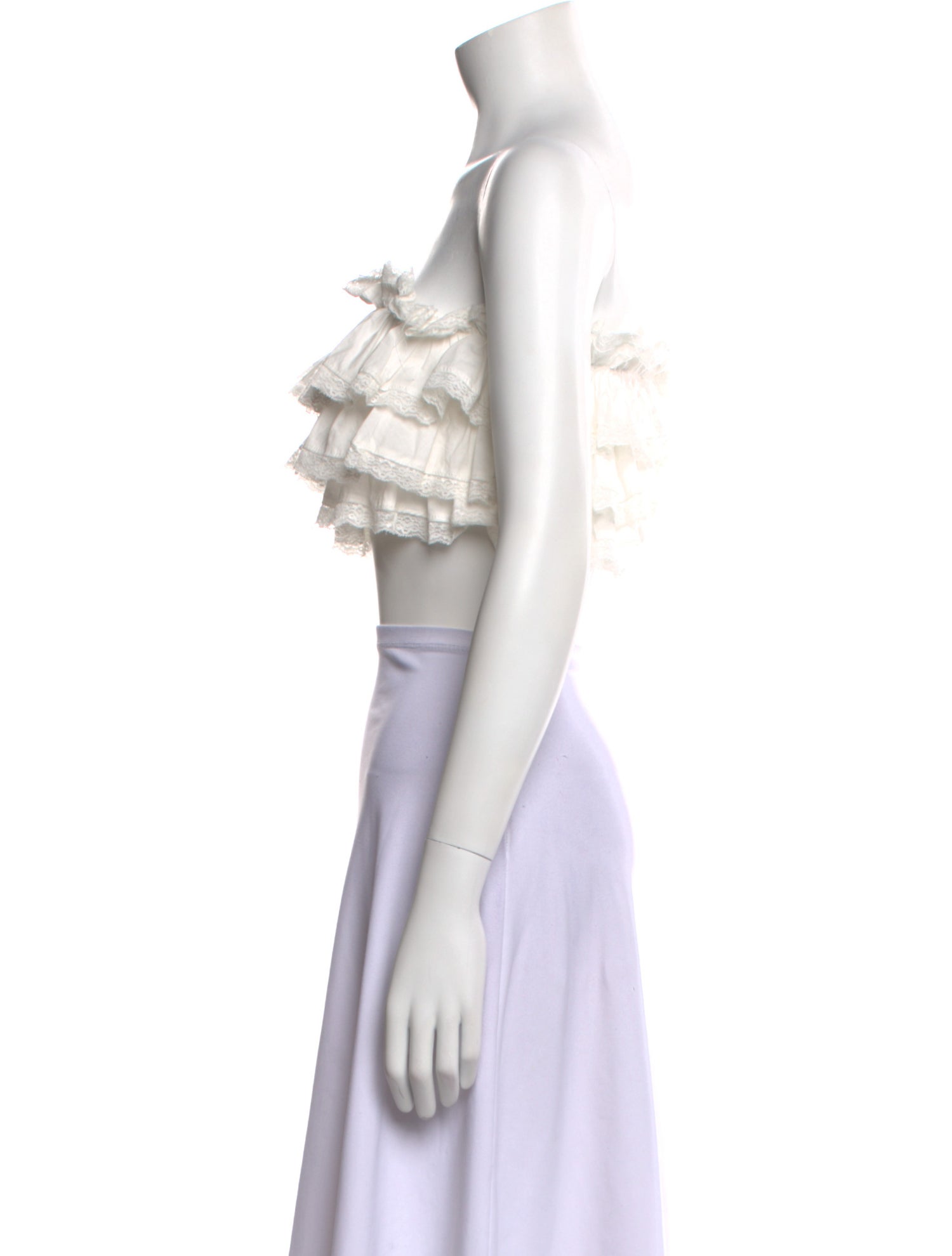 Selkie Strapless Crop Top