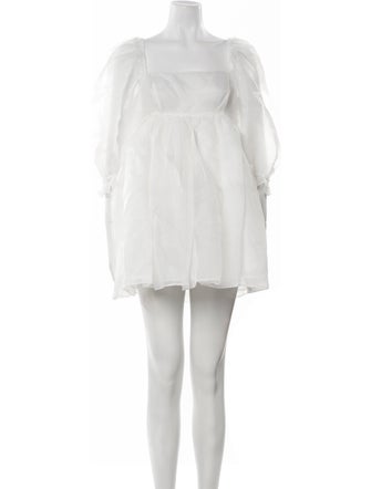 Selkie Square Neckline Mini Dress