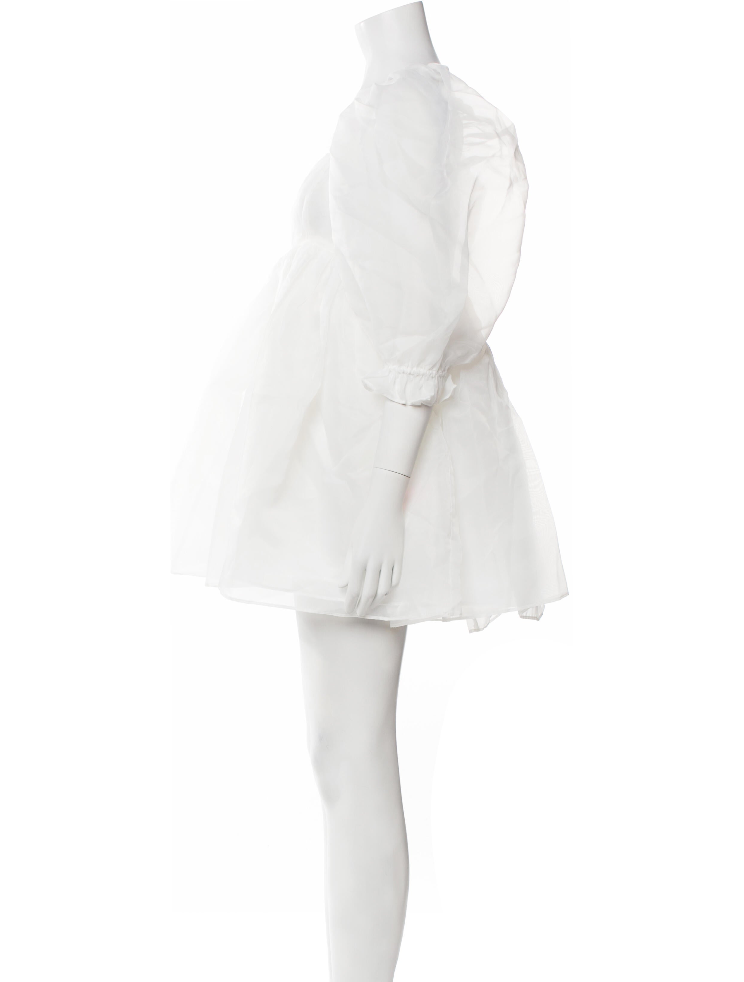 Selkie Square Neckline Mini Dress