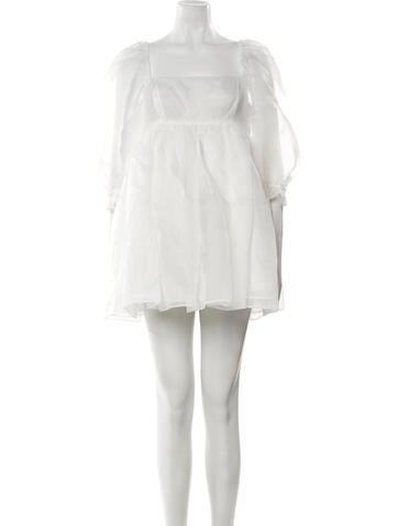 Selkie Dresses Square Neckline Mini Dress XL