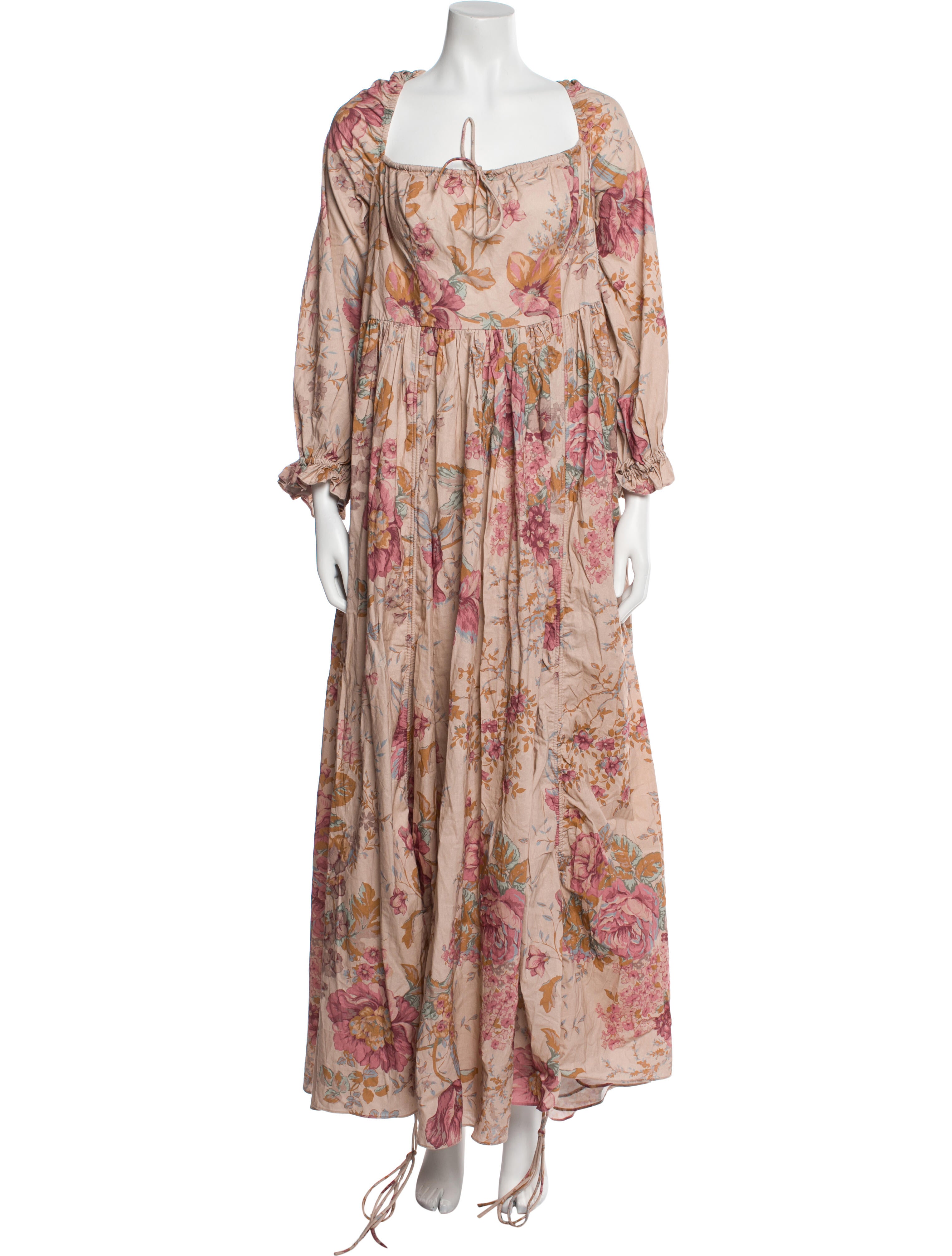 Selkie Floral Print Long Dress