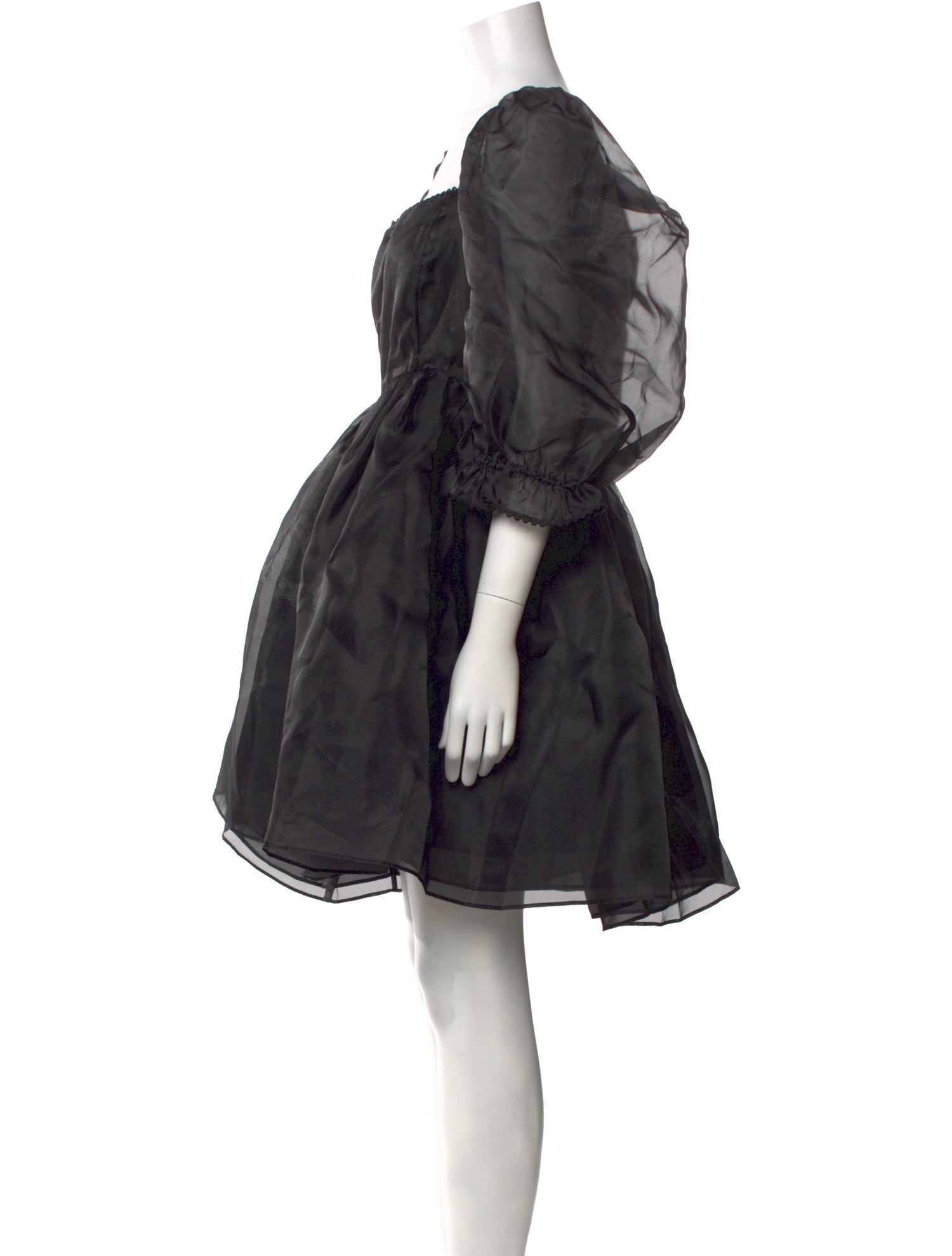 Selkie Square Neckline Mini Dress