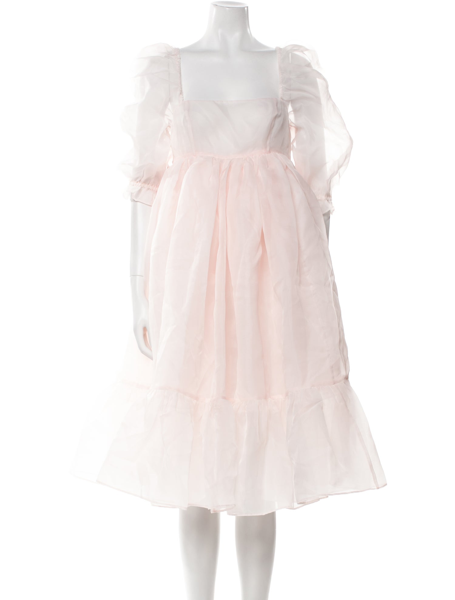 Selkie Square Neckline Mini Dress