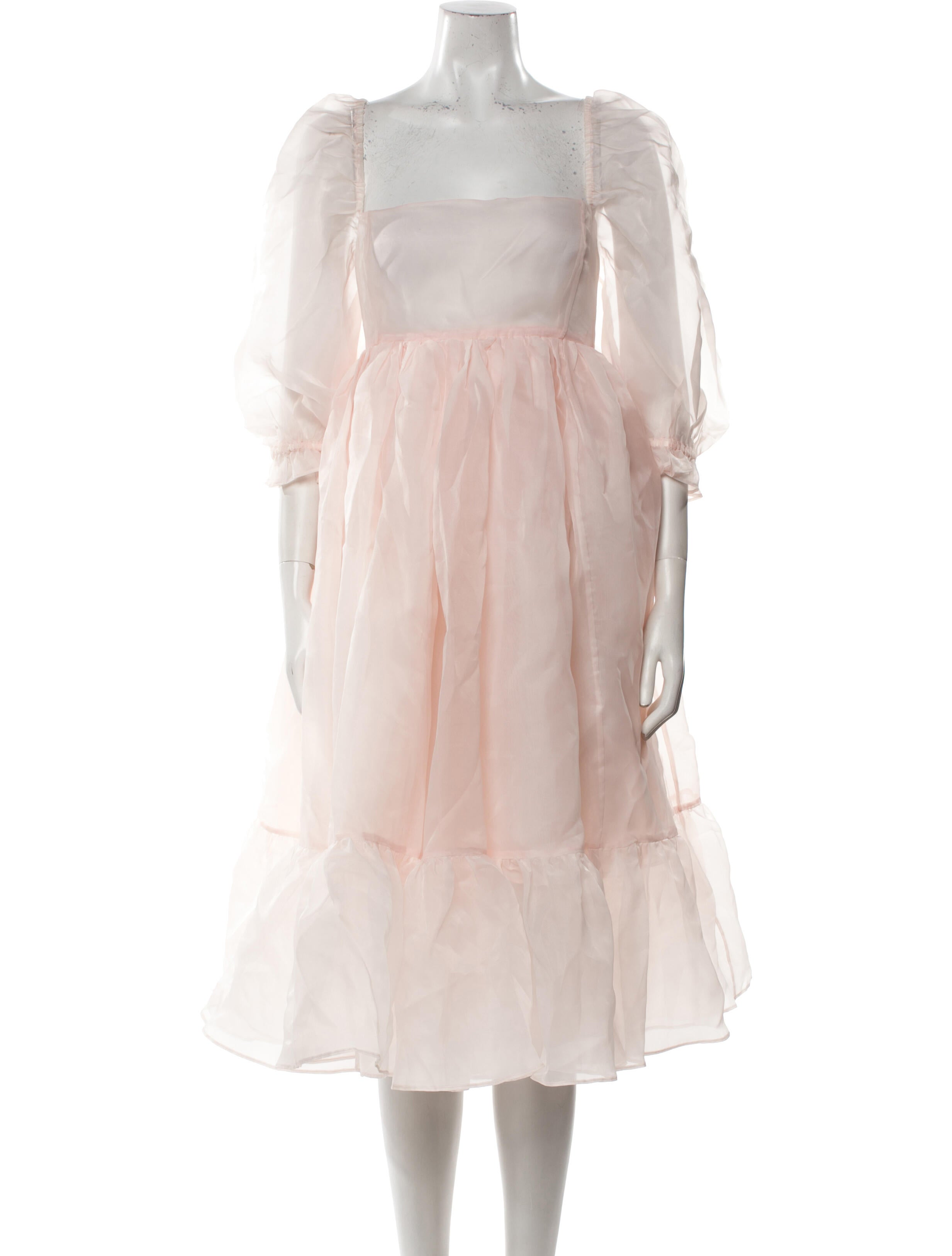 Selkie Square Neckline Midi Length Dress w/ Tags