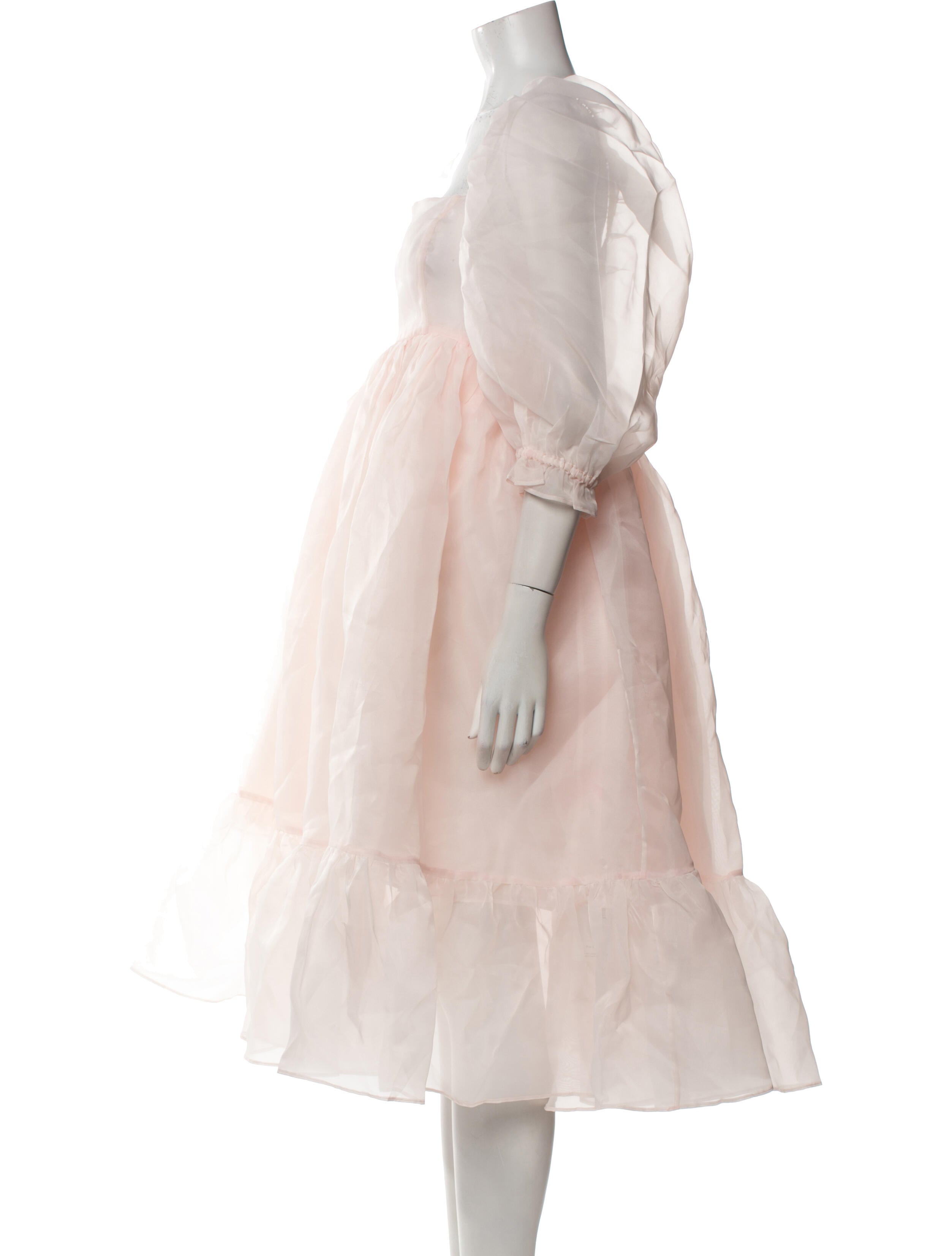 Selkie Square Neckline Midi Length Dress w/ Tags