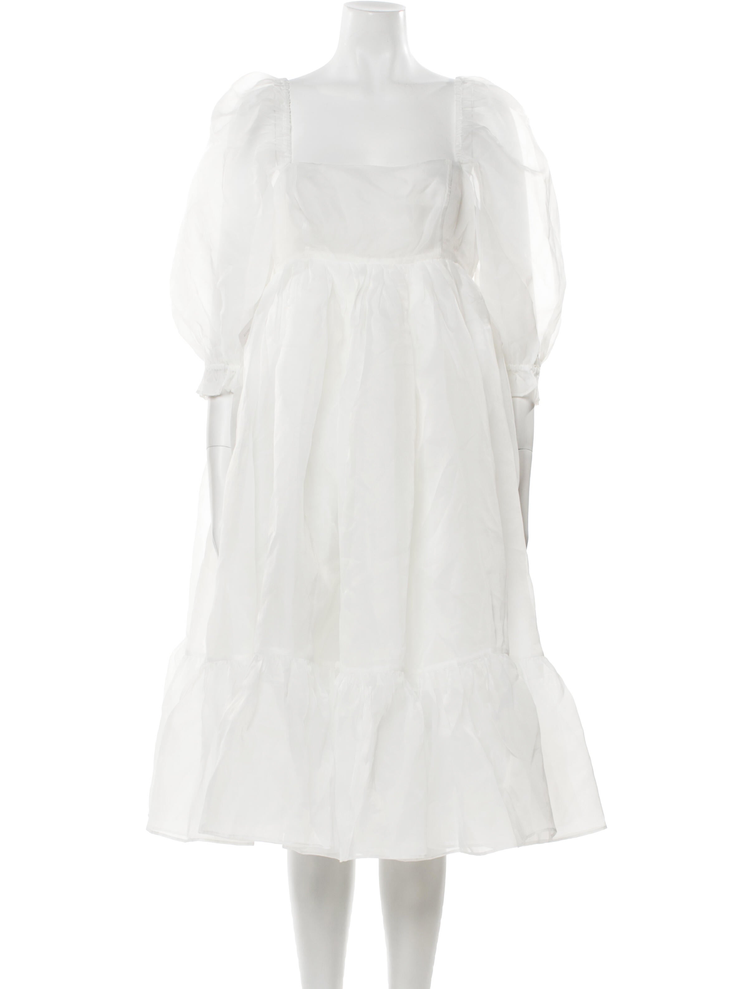 Selkie Square Neckline Mini Dress