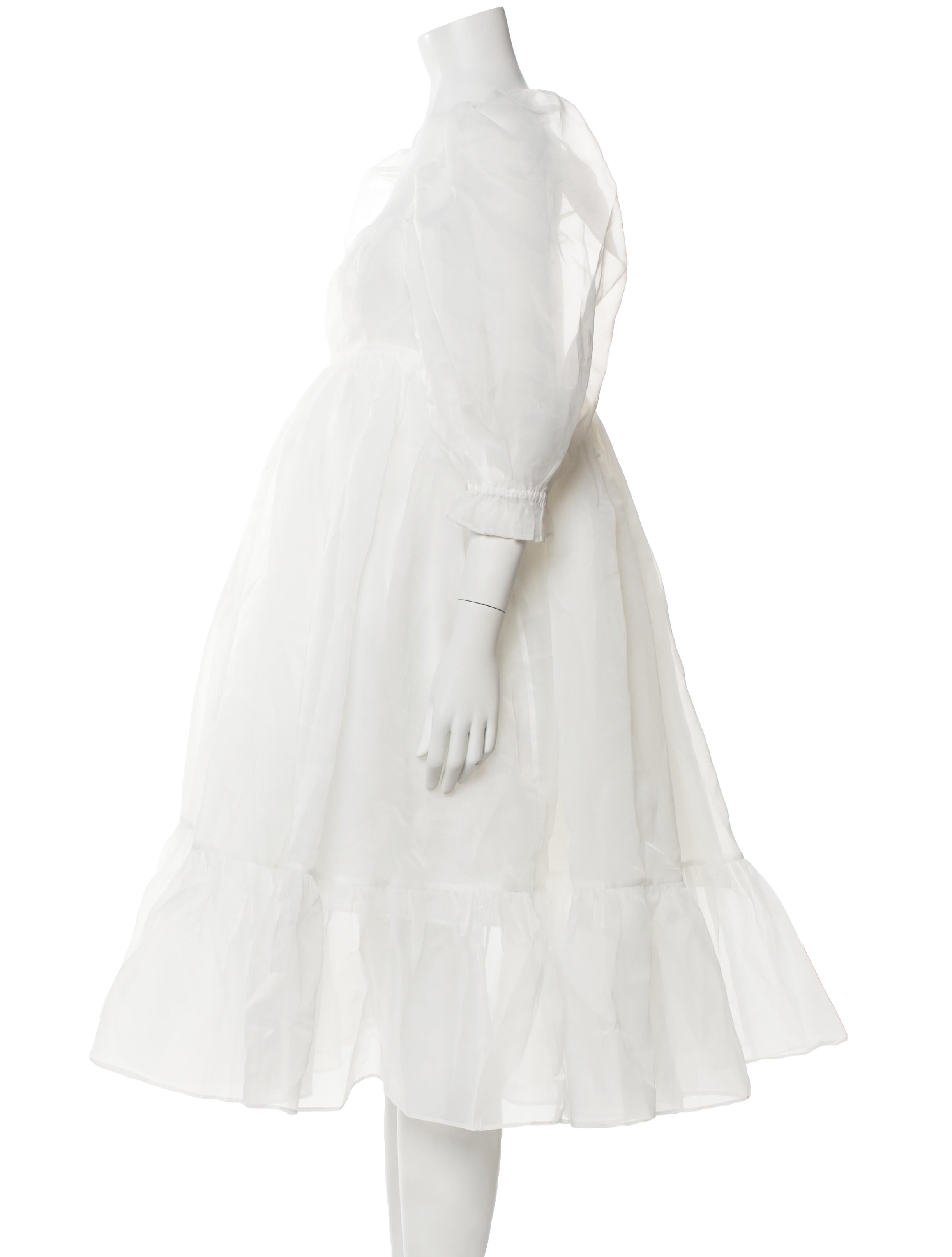 Selkie Square Neckline Mini Dress