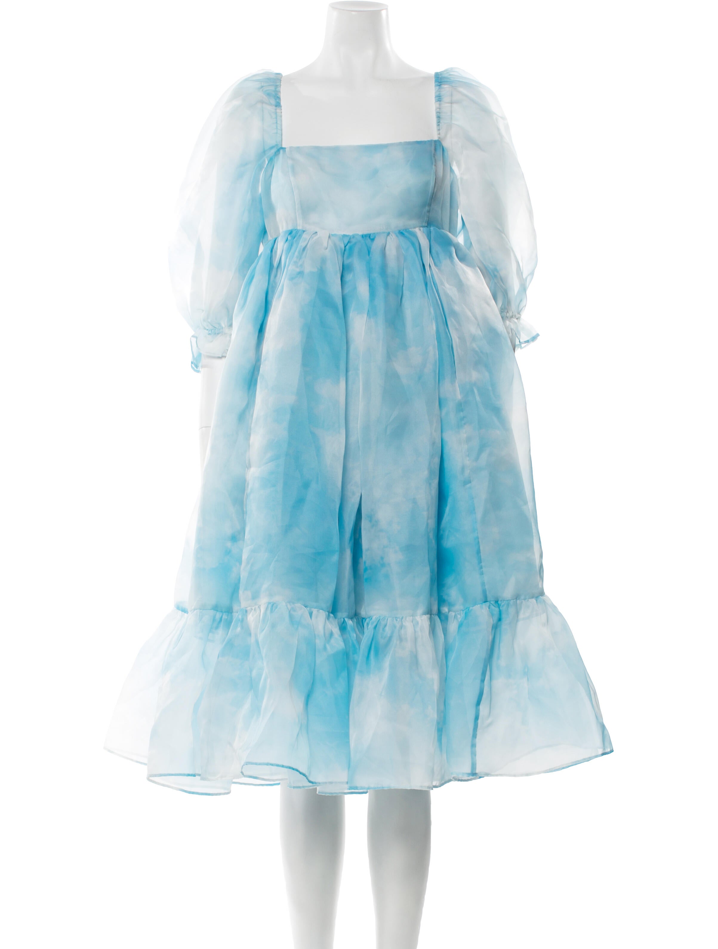 Selkie Square Neckline Mini Dress