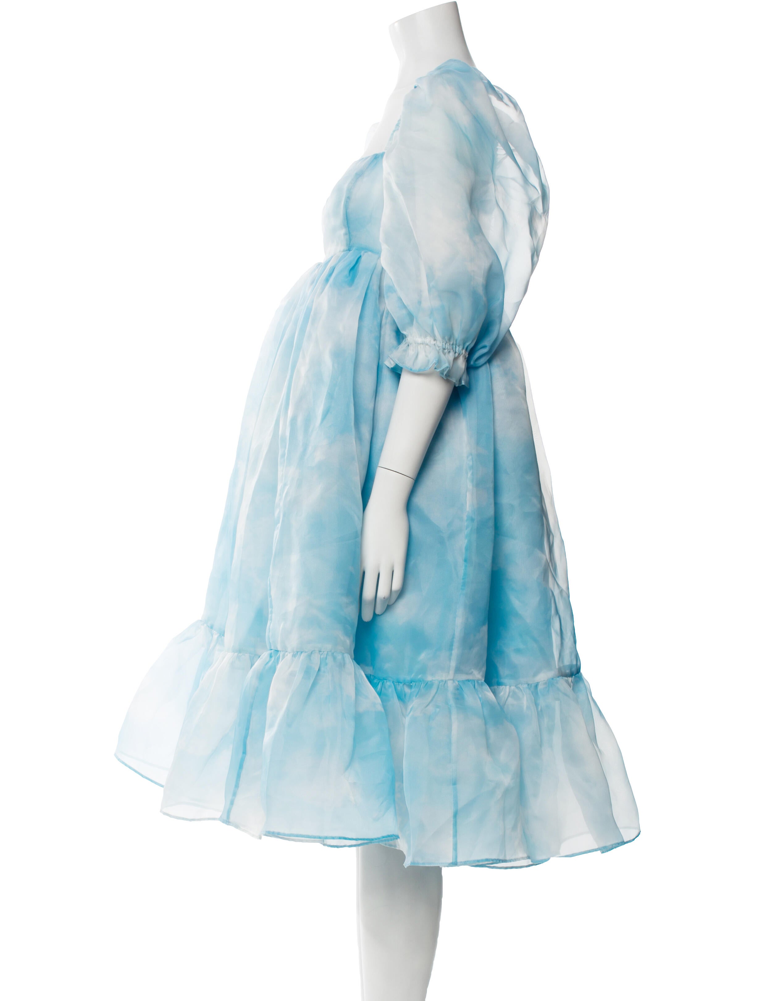 Selkie Square Neckline Mini Dress