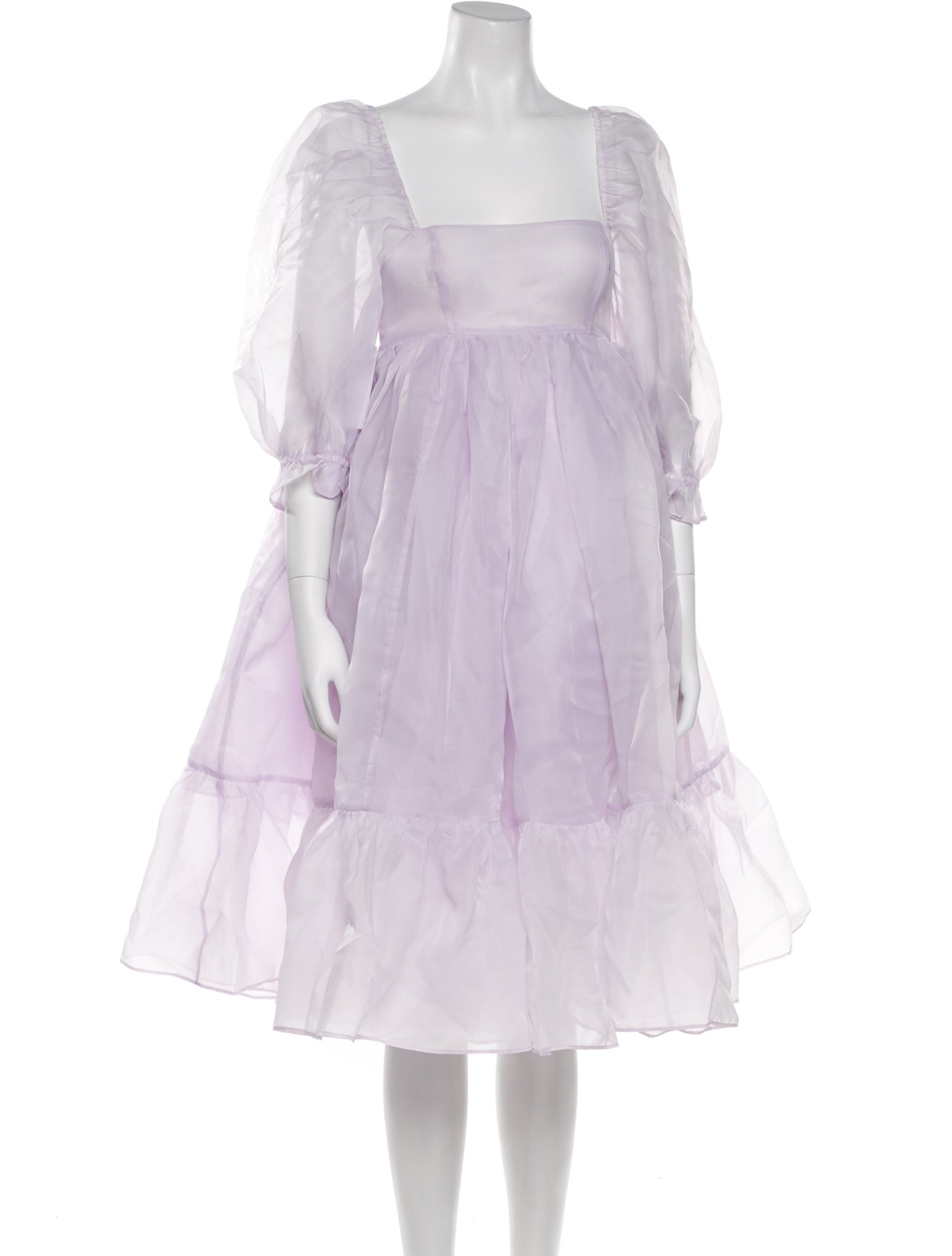 Selkie Square Neckline Mini Dress