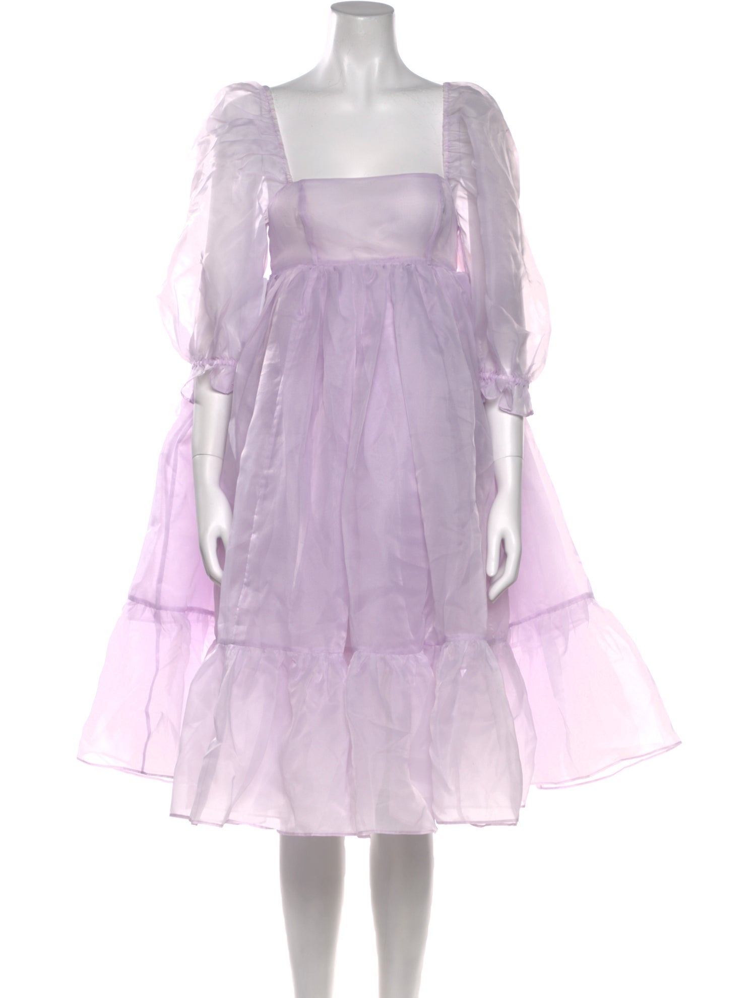 Selkie Square Neckline Mini Dress