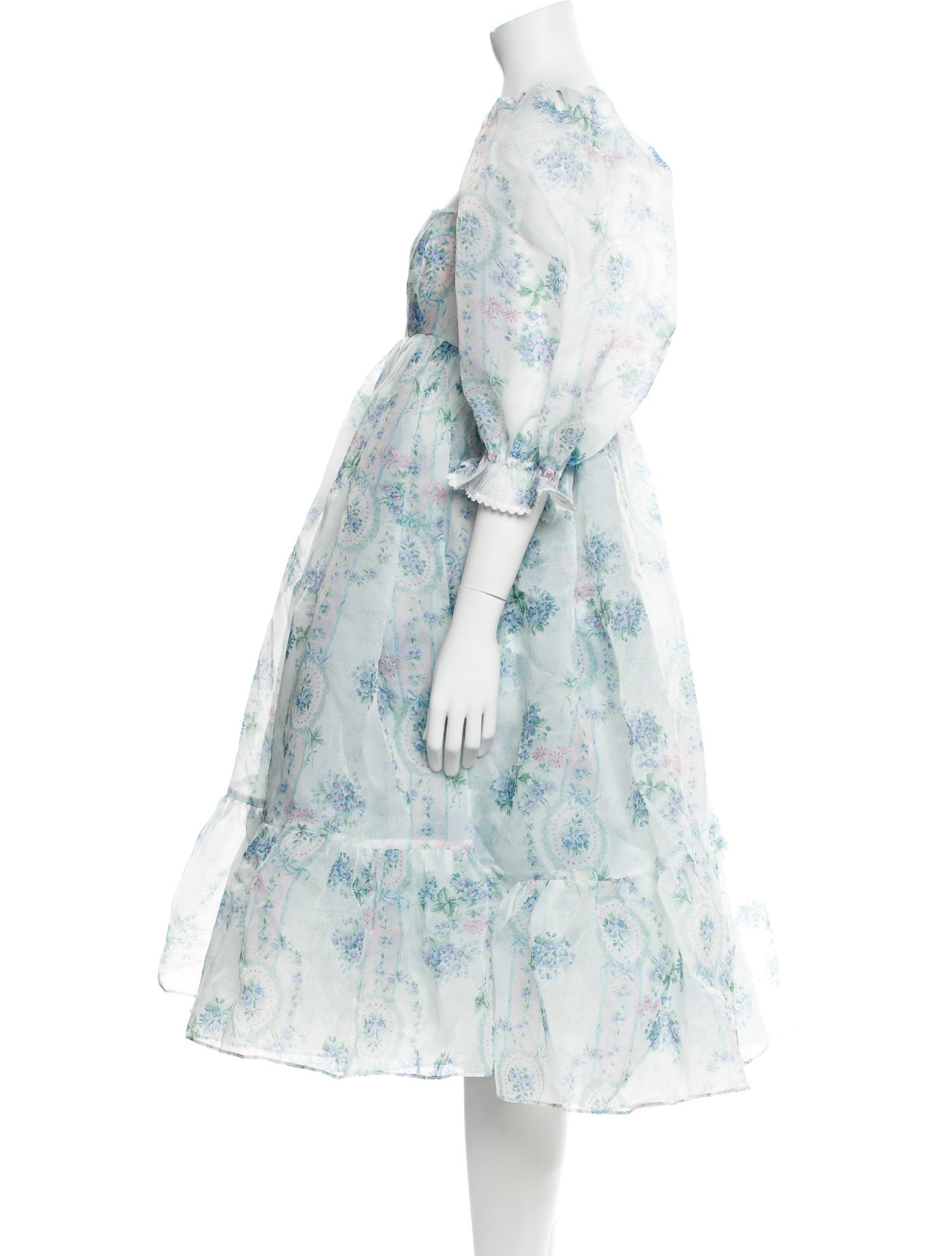 Selkie Floral Print Knee-Length Dress