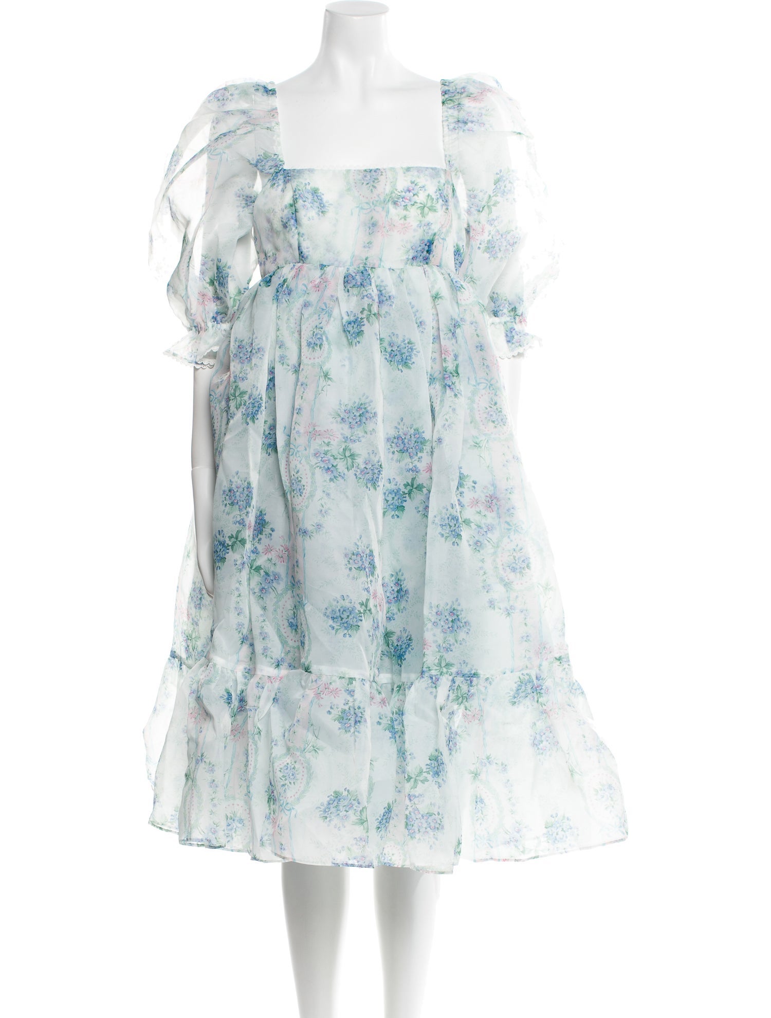 Selkie Floral Print Knee-Length Dress