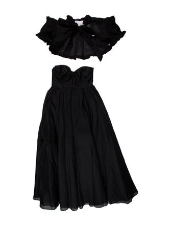 Selkie Ruffle Embellishment Dress Set